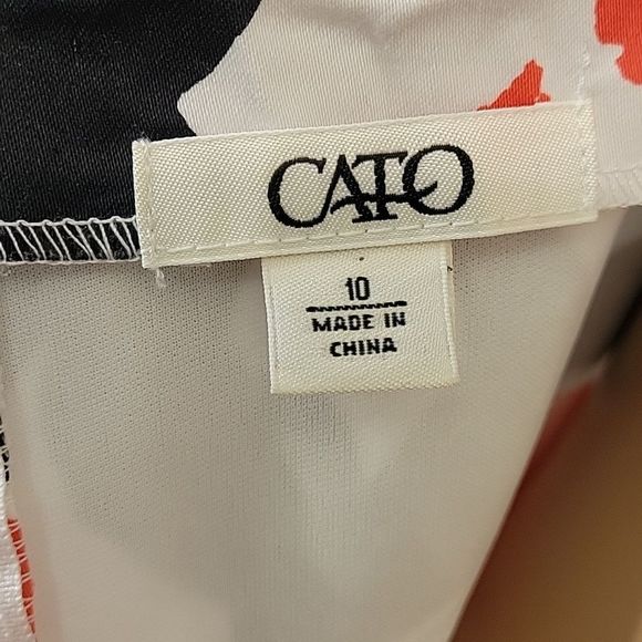 BRAND NEW CATO FIT &FLARE FLORAL SPAGHETTI STRAP DRESS - Picture 8 of 15